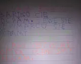 Kochana Babciu, bardzo Cię kocham. W marcu się spotkamy. U nas jest we-ronika, ulepiliśmy bałwana.