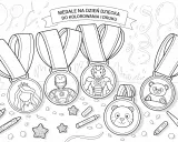 Medale na Dzień Dziecka do kolorowania i druku: księżniczka, superbohaterowie, misie. Kolorowanki z medalami czekają na Twoją kreatywność!